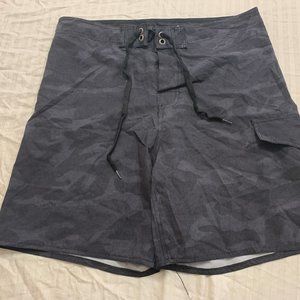 💐💐💐 BANANA SPLIT MENS SWIM STRETCH LIMITED EDITION SWIM CAMO SHORTS SIZE L…💐